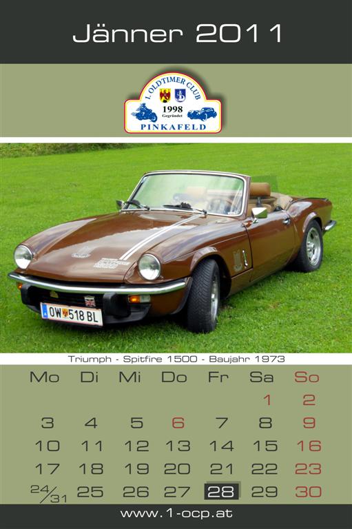 Oldtimerkalender 2011